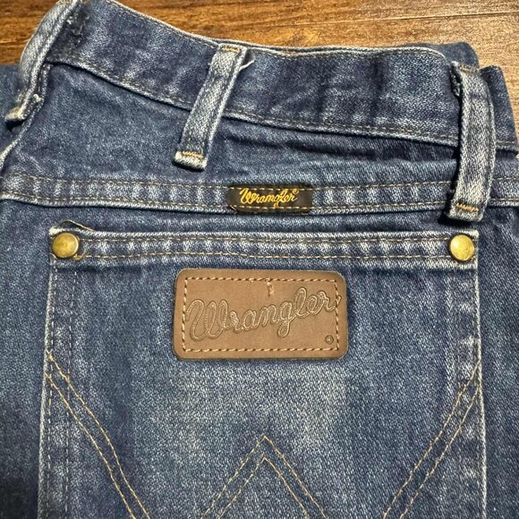 Vintage Wrangler 47MWZ Jeans Size 32X36 Nicely Worn Cowboy Western Rodeo - Picture 7 of 15